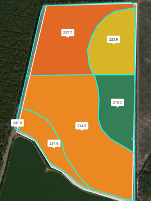 Traction farm management software handles agronomy soil sampling for zones and grids.